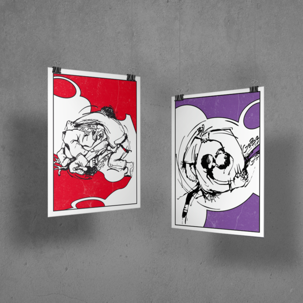 Plakat jiu jitsu, plakaty BJJ