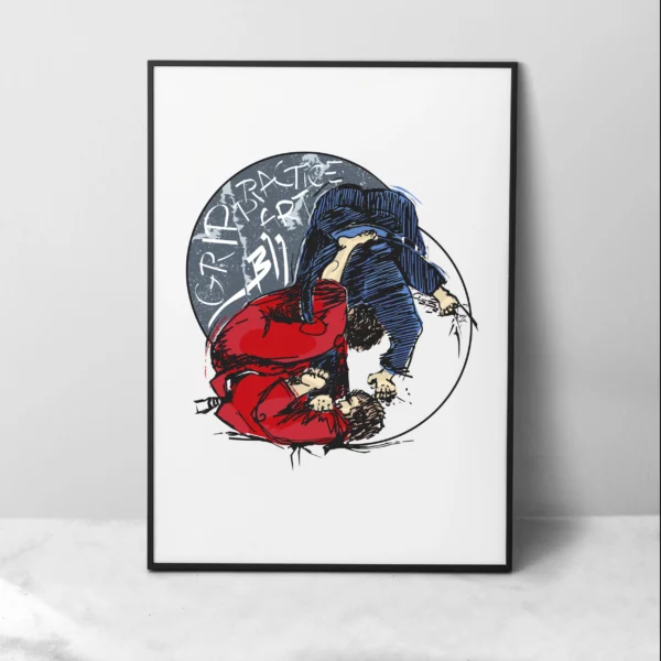 BJJ "Human Chess" Poster.