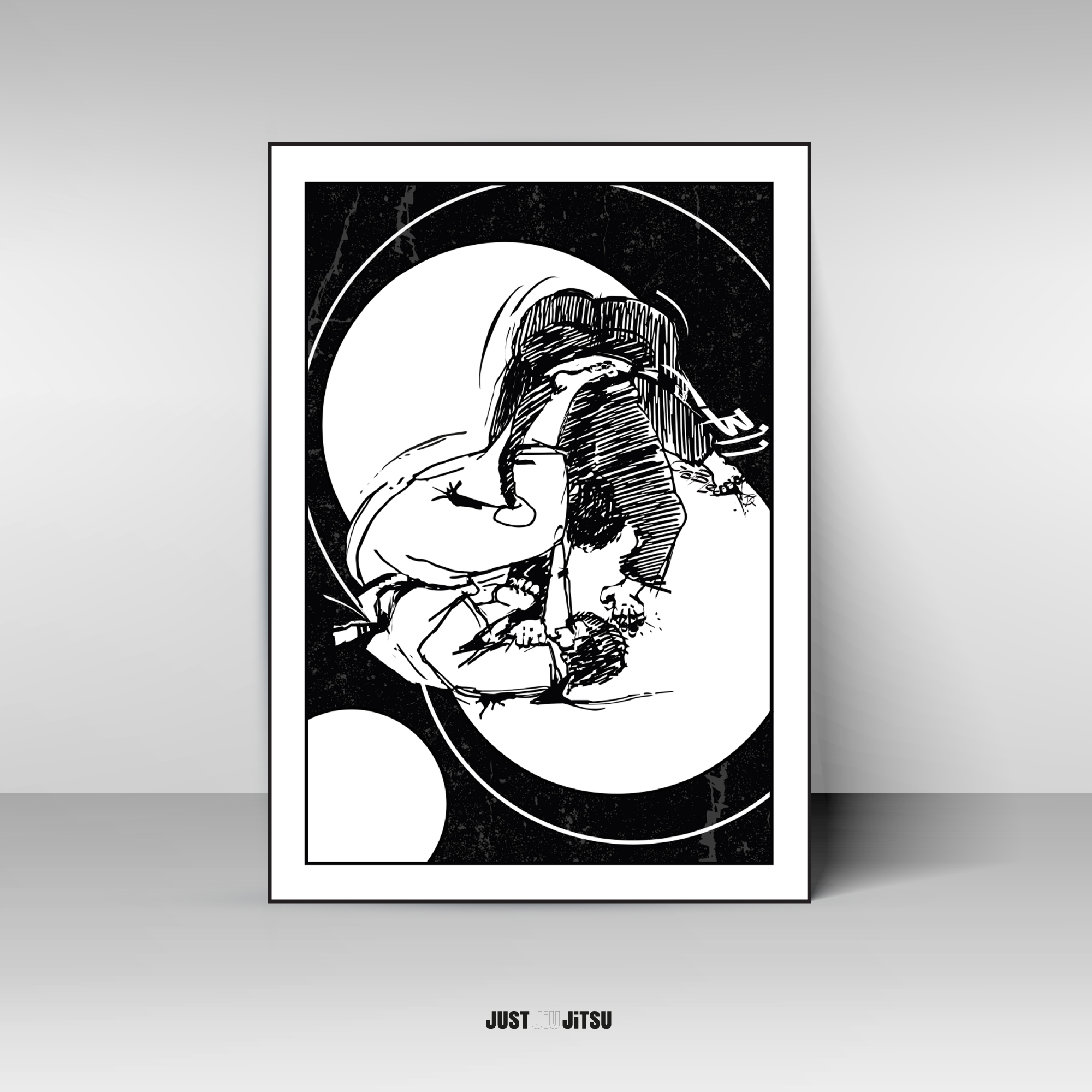 Koszulka BJJ Human Chess White