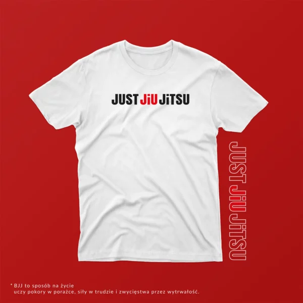 BJJ T-Shirt "TYPE 2" White - Just Jiu Jitsu