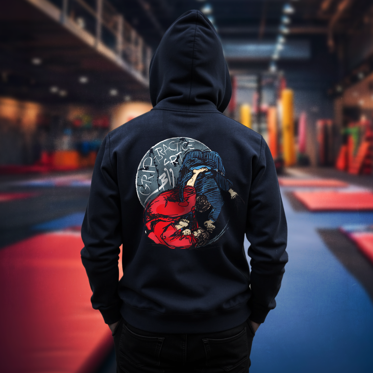 BJJ T-Shirt Human Chess White