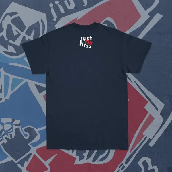 Koszulka BJJ Snap 1 Navy - tył