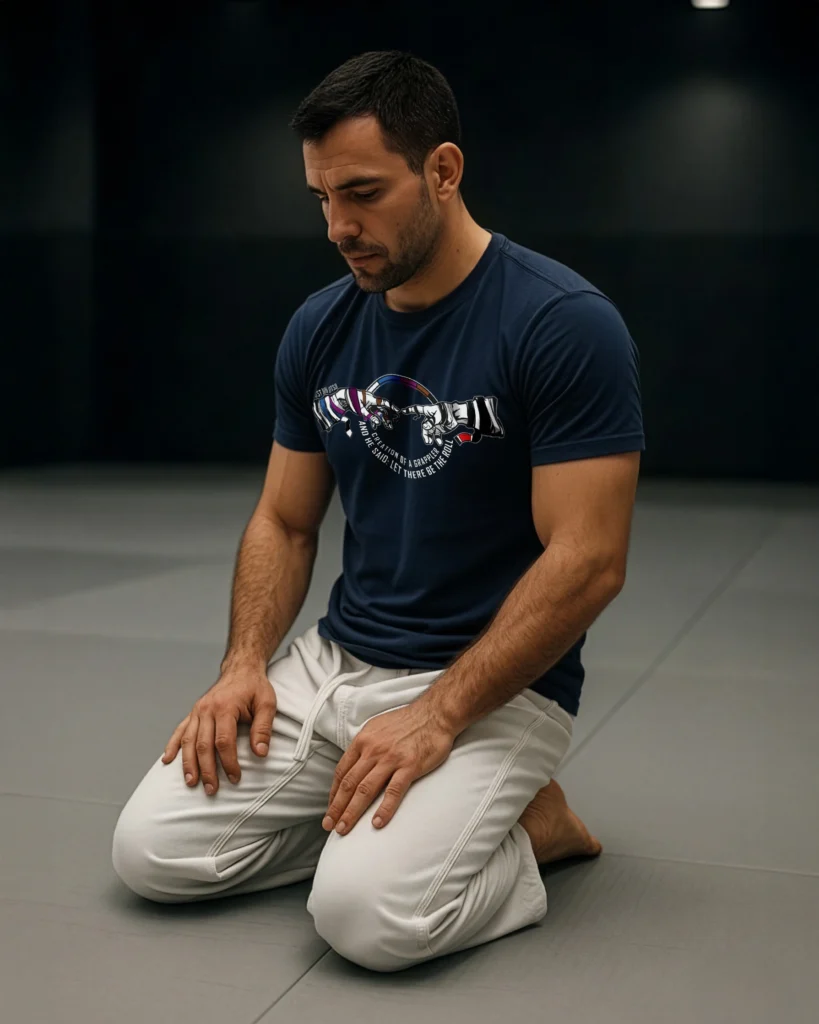 Koszulka-creation-navy-model-4x5 Koszulka Creation Navy