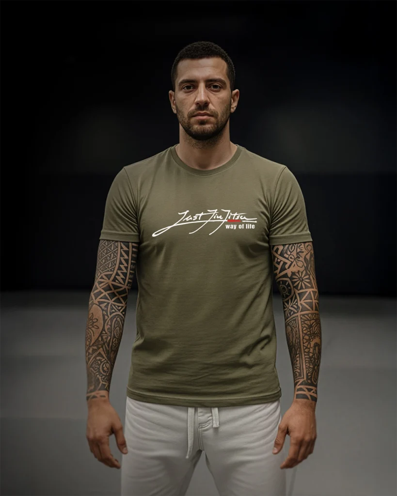 WoL-Khaki-Jurek-4x5 Koszulka BJJ Way of Life Khaki