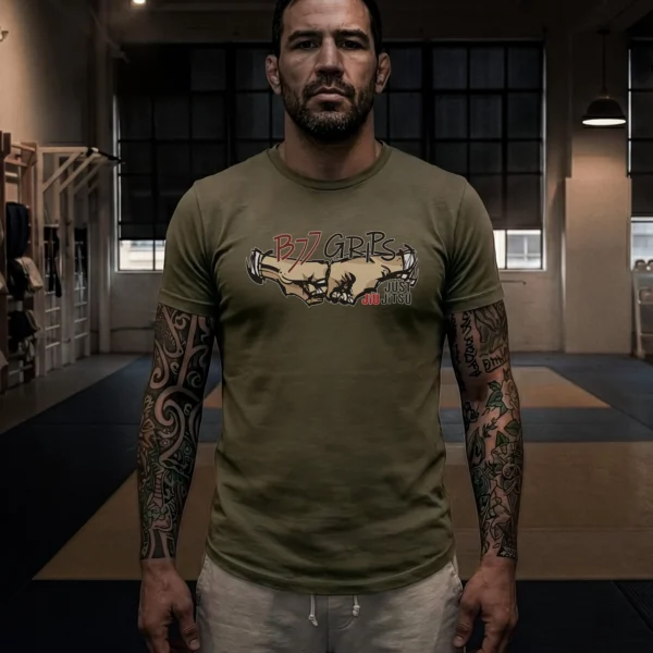 BJJ Grips Khaki T-shirt