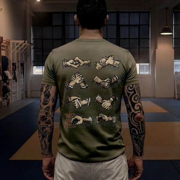 BJJ Grips Khaki T-shirt