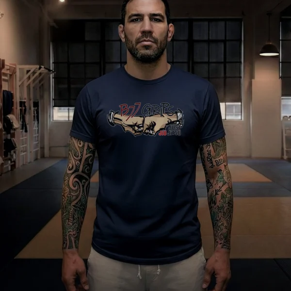 BJJ Grips Navy T-shirt