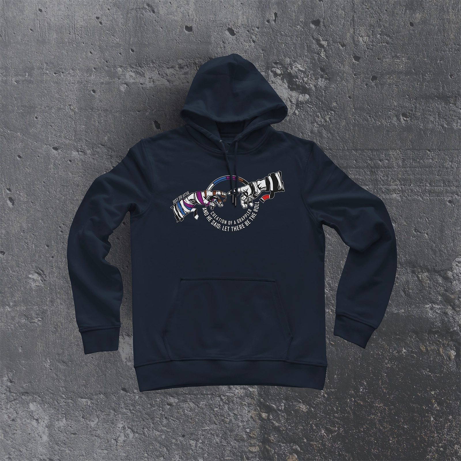 BJJ Creation Navy Hoodie