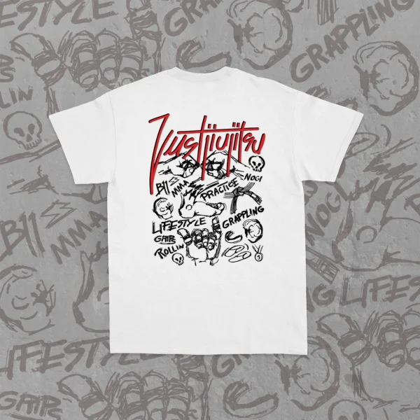 T-shirt "Lifestyle" White - Just Jiu Jitsu